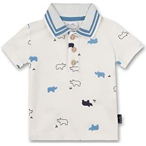 Sanetta Baby-Jongens 902295 Poloshirt, Ivory, 68, ivoor, 68 cm
