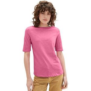 TOM TAILOR Dames 1036766 T-shirt, 31647-Nouveau Pink, XXS, 31647 - Nouveau Pink, XXS