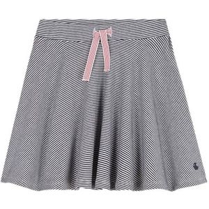 Petit Bateau Babyrok voor meisjes, blauw/wit, 12 Jaar