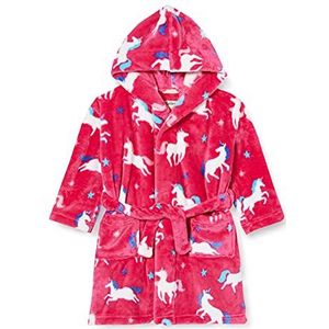 Hatley Fuzzy Fleece badjas voor meisjes, Twinkle Eenhoorns, 2-3 Jaren