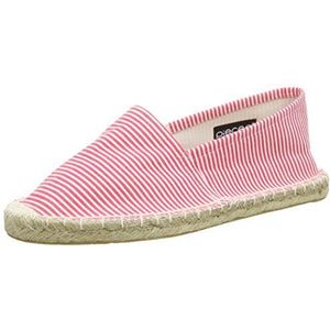 Pieces Vrouwen Haisha Espadrillos Stripe nieuwe Espadrilles, 3 9 UK, Multicolor Roze Anjer, 40 EU
