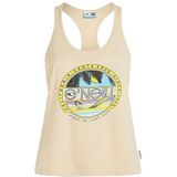 O'NEILL Connective Graphic Tank Top T-Shirt, 17515 Bleached Sand, Regular voor Vrouwen, 17515 Bleached Sand, XL/XXL