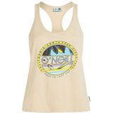 O'NEILL Connective Graphic Tank Top T-Shirt, 17515 Bleached Sand, Regular voor Vrouwen, 17515 Bleached Sand, M/L