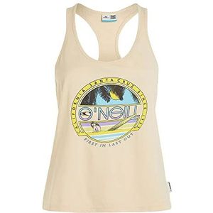 O'NEILL Connective Graphic Tank Top T-Shirt, 17515 Bleached Sand, Regular voor Vrouwen, 17515 Bleached Sand, M/L