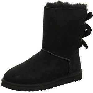 UGG Dames enkellaarsjes Bailey Bow II, zwart, 42 EU