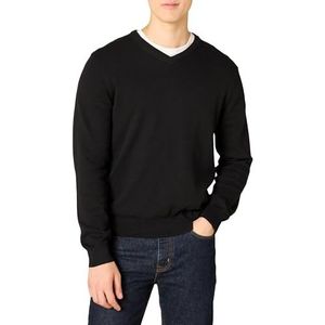 Amazon Essentials Heren trui met V-hals (verkrijgbaar in Big & Tall), zwart, 4X-Large Big Tall