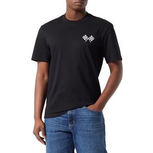 HUGO Doevaco T-shirt voor heren, Black3., XL