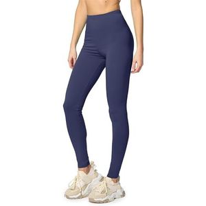 Merry Style Dames Lange Legging MS10-198 (Donkerblauw, XS)