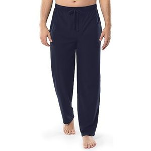 Izod Heren Jersey Knit Sleep Pant pyjama-onderstuk, Donkerblauw, S