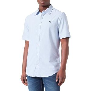 SS 1 PKT Shirt, Blue Stripe Oxford, XXL