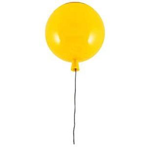 Homemania Plafondlamp Balloon Ronde Wandlamp, geel, 20 x 20 x 22 cm, 1 x Max 24W, E27