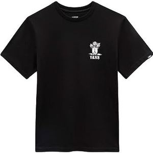 Vans Peace Head T-shirt voor kinderen, uniseks, zwart, 10-12 jaar