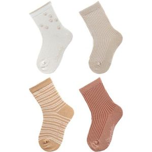 Sterntaler Uniseks babysokken met 4 pootjes, naturel, 18 EU