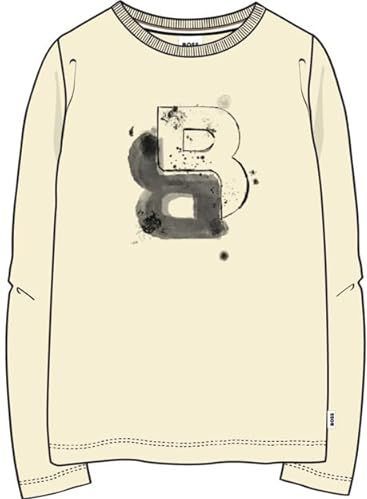 BOSS Kidswear - T-shirt - Katoen - Lange Mouwen - Double B-monogram