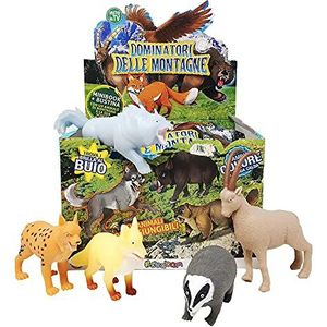 #sbabam, Dominators, Animal Discovery, speelgoed voor kinderen als krantenkiosk, speelgoed voor kinderen zoals wolf en beer, 4 stuks, cadeau-ideeën voor kinderen, vanaf 3 jaar