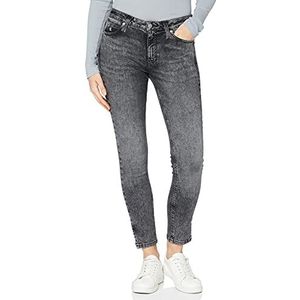 Calvin Klein Jeans Dames Mid Rise Skinny Ankle Jeans, grijs, 26W (Kort)