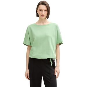 TOM TAILOR T-shirt voor dames, 37116 - True Green, XL