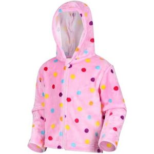 Jollie fleece met hele rits en opdruk