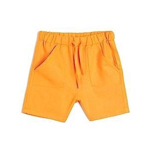 Koton Babyboys Linen Trekkoord Zakken Shorts, oranje (211), 6-9 Maanden