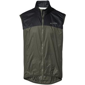 VAUDE Matera Air Vest Fietsvest, ultralicht windvest voor heren, waterafstotend vest, racefiets heren, winddicht sportvest, reflecterend