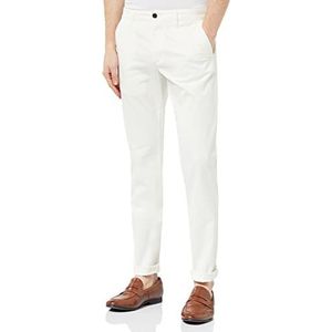 Tommy Hilfiger Heren Denton Chino Premium GMD geweven broek, Kleur: wit, 34W / 36L