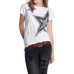 ESPRIT dames T-shirt met ster of flits-applicatie