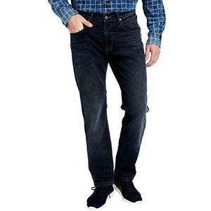 Pioneer River Straight Jeans voor heren, Blauw (Dark Used With Buffies 443), 42W x 30L