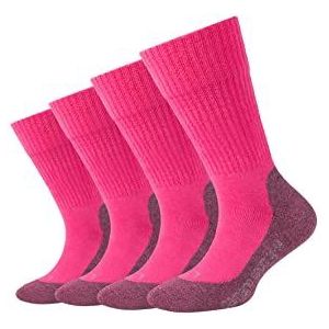 Camano 1103722000 - Sport Kids Pro tex function sokken 4 paar, maat 31/34, kleur shocking pink, shocking pink, 31
