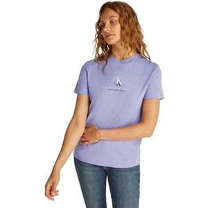 T-shirt - Grijs - Jersey - Ronde Hals - Logoprint