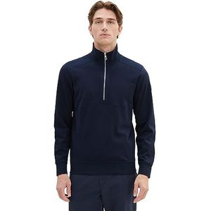 TOM TAILOR Sweatshirt voor heren, 10668 - Sky Captain Blue, XXL