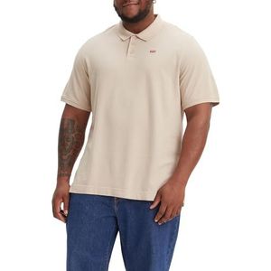 Levi's Big & Tall Housemark Polo T-shirt Mannen, Sahara Khaki, 1XL