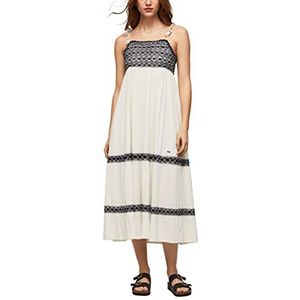 Pepe Jeans - Lange Jurk - Blokkleur - Katoen - Casual