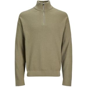 JACK & JONES JPRCCSPRING Perfect Knit Half Zip, aloë, S
