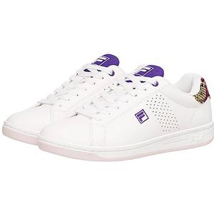 FILA Crosscourt 2 NT wmn sneakers voor dames, wit-koningspaars, 36 EU, White Royal Purple, 36 EU