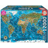 Educa puzzel - Wonderen  van de wereld - 12000 stukjes