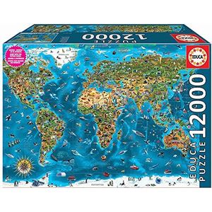 Educa puzzel - Wonderen  van de wereld - 12000 stukjes