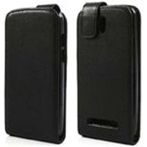 MicroSpareparts Mobile MSPP2856 mobiele telefoon behuizingen Flip case Zwart - Mobiele telefoon behuizingen (Book, HTC, HTC Desire 500, Black)