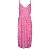 VERO MODA - Jurk 'SONEY' - Magenta / Lichtroze - Mouwloos - 3/4 Lengte