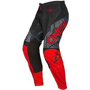 O'NEAL | Motocross Broek | Enduro MX | Maximale bewegingsvrijheid, lichtgewicht, ademend en duurzaam ontwerp | Element Camo V.22 Broek | Volwassen | Zwart Rood | Maat 40/56
