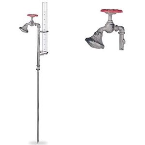 Vlinder Regenmeter voor de Tuin - Nauwkeurige Regenwatermeter met Metalen Paal
