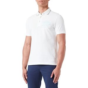 s.Oliver Poloshirt voor heren, korte mouwen, wit, maat XL, wit, XL