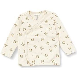 Noppies Baby Unisex Baby U Tee Overlap ls Nicosia AOP T-shirt, RAS1202 Oatmeal-P611, 50, Ras1202 Oatmeal - P611, 50 cm