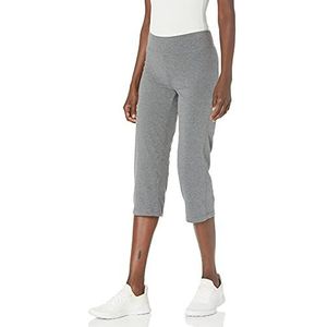 Danskin Women's Everyday Basic Capri, Charcoal Grey Heather, Small