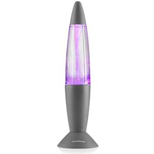 InnovaGoods® LED Lavalampp Tornado Twamp, LED Lavalampp Tornado, 7 Kleuren Lavalampp, Ontspannend Effect, Werkt op batterijen of USB, afmetingen 34 cm