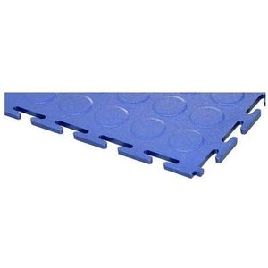 Ecotile E500/7/500 PVC vloertegels, standaard, genopt, 500mm x 500mm x 7mm, donkerblauw, 4 stuks