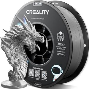 Creality PETG Filament 1.75mm, Grijs, 1kg, Hoge Precisie, Geurloos, 3D Printer Filament