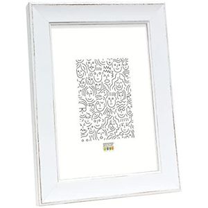 Deknudt Fotolijst, hout, 15 x 20 cm, wit