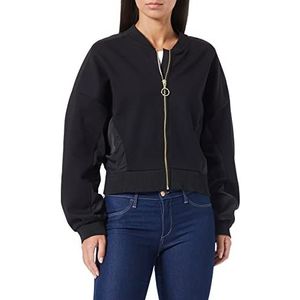 Sisley Womens Jacket 322WL5008 Sweatshirt, Zwart 100, M