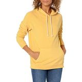 Goodthreads Heritage Fleece Gemaaid Sweatshirt Jurk Shirt, Citroen Geel, S