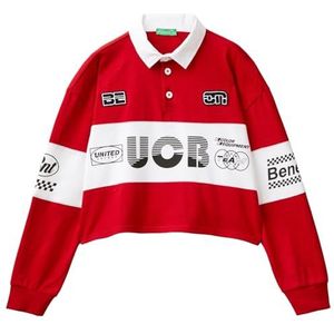 United Colors of Benetton Poloshirt M/L, Rood, S